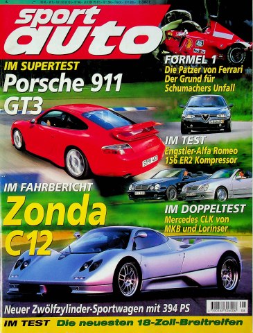 Deckblatt Sport Auto (08/1999)